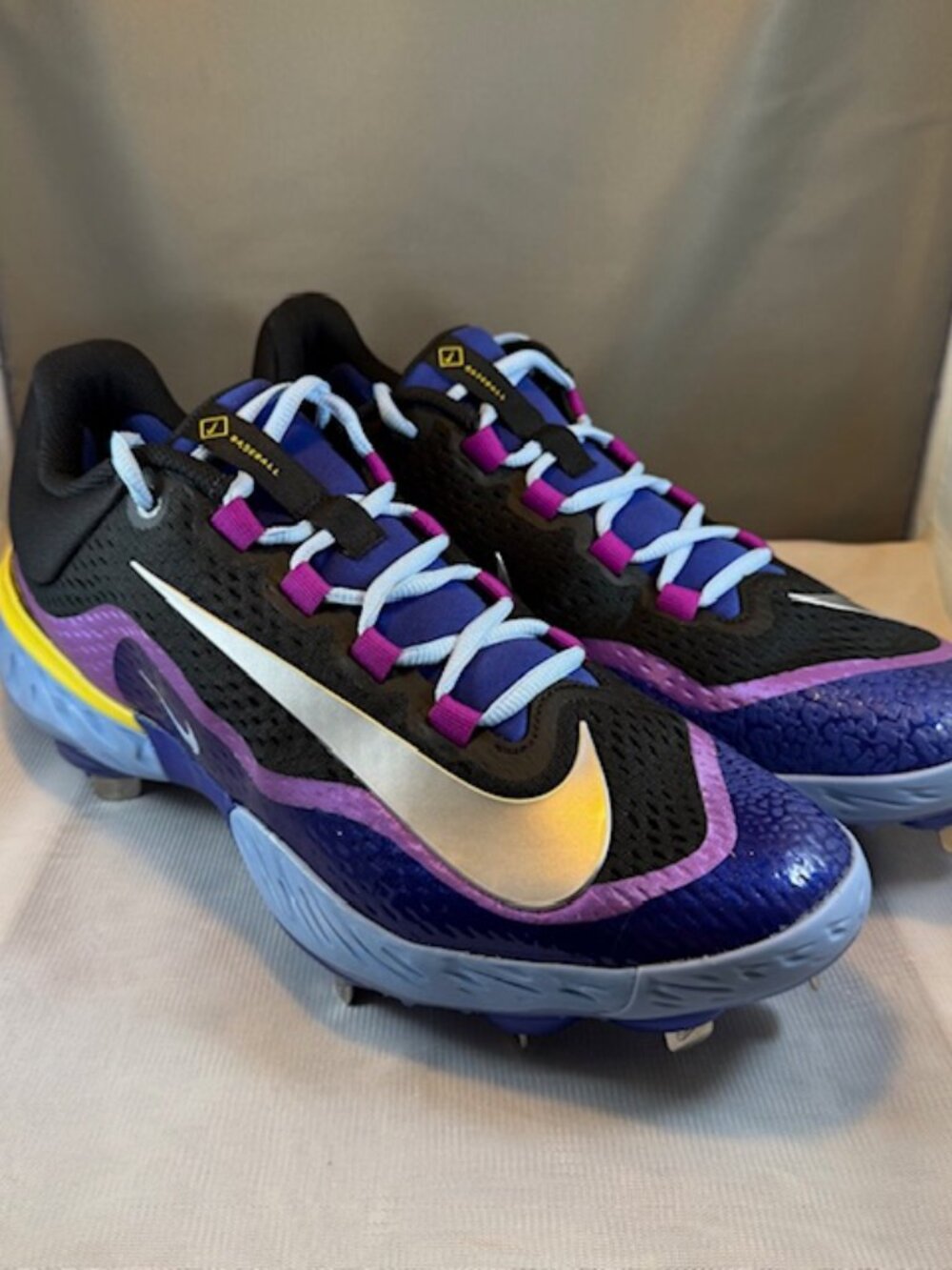 Nike Alpha Huarache Elite 4 Low NRG Baseball Metal Cleats IB5322-500 Size 12 New